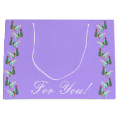 Grand Sac Cadeau Sacs-cadeaux Morpho Lavendar (Devant)