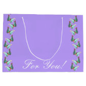 Grand Sac Cadeau Sacs-cadeaux Morpho Lavendar (Dos)