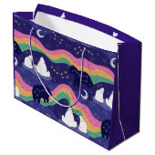 Grand Sac Cadeau Sacs-cadeaux Northern Lights (Dos Angle)