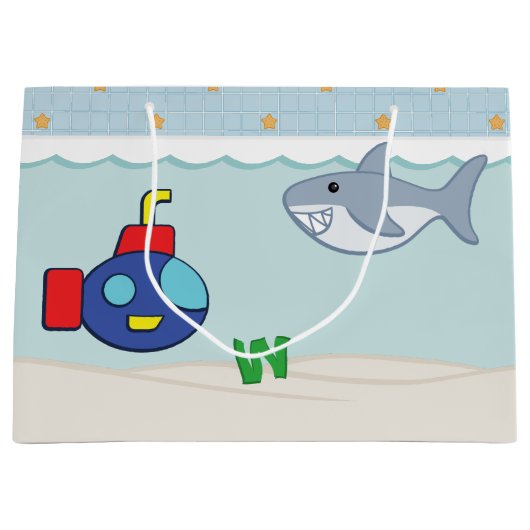 Grand Sac Cadeau Sacs-cadeaux pour le temps de bain (Devant)