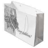 Grand Sac Cadeau Sacs-cadeaux pour mariages (Dos Angle)