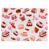 Grand Sac Cadeau Sacs-cadeaux Sweet Dessert - Grand (Dos)