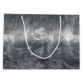 Grand Sac Cadeau Sagittarius Zodiac Dans Grunge Revêtement d'acier (Dos)