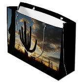 Grand Sac Cadeau Saguaro Sunset II Arizona (Dos Angle)