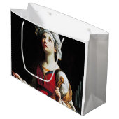Grand Sac Cadeau Saint Cecilia (Sainte-Cécile), Guido Reni (Devant Angle)