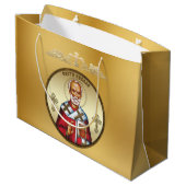 Grand Sac Cadeau Saint Nicolas (Dos Angle)