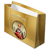 Grand Sac Cadeau Saint Nicolas (Devant Angle)