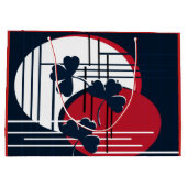 Grand Sac Cadeau Saint Patrick, abstraction (Dos)