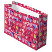 Grand Sac Cadeau Saint Valentin (Devant Angle)