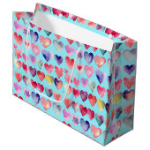 Grand Sac Cadeau Saint Valentin (Devant Angle)