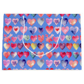 Grand Sac Cadeau Saint Valentin (Devant)