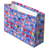 Grand Sac Cadeau Saint Valentin (Devant Angle)