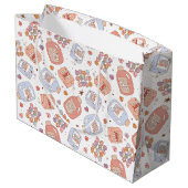 Grand Sac Cadeau Saint-Valentin Rétro (Dos Angle)