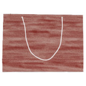 Grand Sac Cadeau Saint-Valentin rouge chic (Dos)