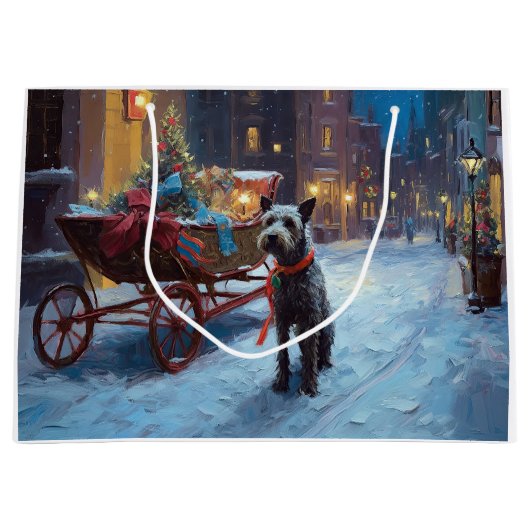 Grand Sac Cadeau Saison de Noël de Chesapeake (Devant)