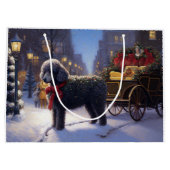 Grand Sac Cadeau Saison des fêtes de Noël des canicules (Dos)