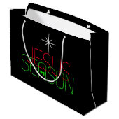 Grand Sac Cadeau Saison Jésus (Dos Angle)