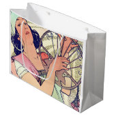 Grand Sac Cadeau Salome, Alphonse Mucha (Devant Angle)