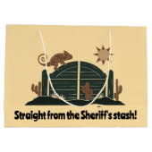 Grand Sac Cadeau Saloon Doors Chameleon (Dos)