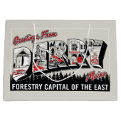 Grand Sac Cadeau Salutation De Derry Maine (Devant)