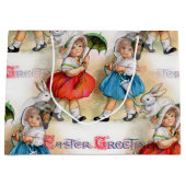 Grand Sac Cadeau Salutations de Pâques (Devant)