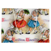 Grand Sac Cadeau Salutations de Pâques (Dos)