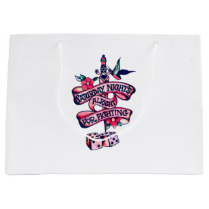 Grand Sac Cadeau Samedi soir, ça va pour combattre