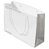 Grand Sac Cadeau Samuel H. Boardman, Côte de l'Oregon (Dos Angle)