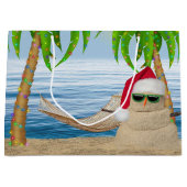 Grand Sac Cadeau Sandman Tropical De Noël Avec Hammock (Devant)