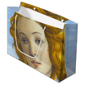Grand Sac Cadeau Sandro Botticelli - Détail de la naissance de Vénu (Devant Angle)