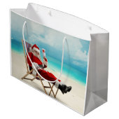 Grand Sac Cadeau Santa Claus (Dos Angle)