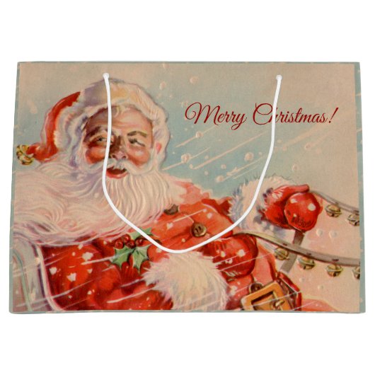 Grand Sac Cadeau Santas (Devant)