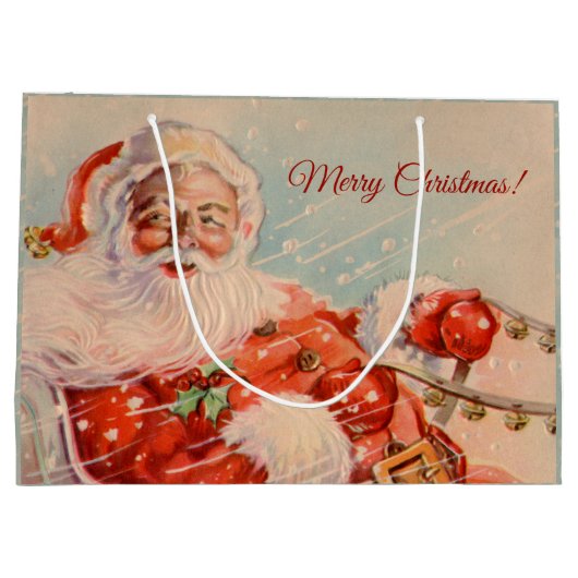 Grand Sac Cadeau Santas (Dos)