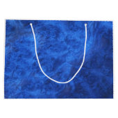 Grand Sac Cadeau Sapphire Blue Velvet (Dos)