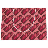 Grand Sac Cadeau Sauce canneberge Thanksgiving Noël (Devant)