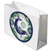 Grand sac cadeau saumon (Dos Angle)