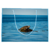 Grand Sac Cadeau Sceau du port de l'Atlantique (Dos)