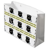 Grand Sac Cadeau Scène criminelle Application de la loi   (Dos Angle)