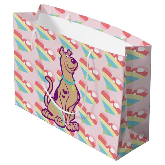 Grand Sac Cadeau Scooby-Doo arc-en-ciel (Dos Angle)