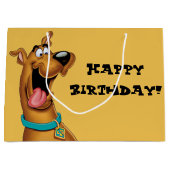 Grand Sac Cadeau Scooby Doo Visage Excité (Devant)