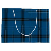 Grand Sac Cadeau Scottish Ramsay Blue Tartan (Dos)