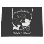 Grand Sac Cadeau Scotty Dog Baby shower (Devant)