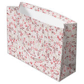 Grand Sac Cadeau Script cyrillique russe (Dos Angle)