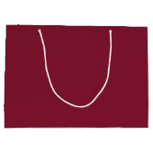 Grand Sac Cadeau Script moderne Porte-mère personnalisée Rouge Bour (Dos)
