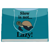 Grand Sac Cadeau Sea Turtle Funny (Devant)