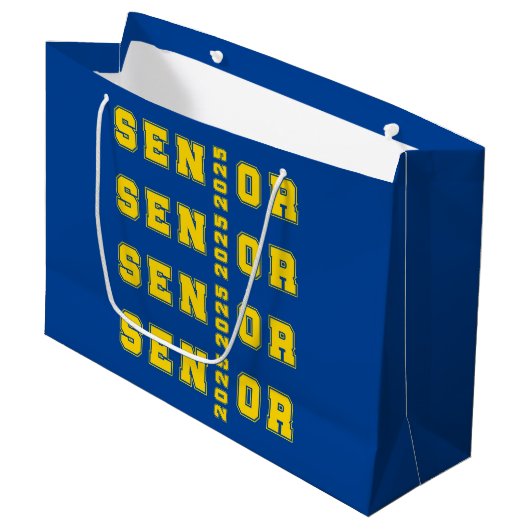 Grand Sac Cadeau Senior 2025 (Devant Angle)