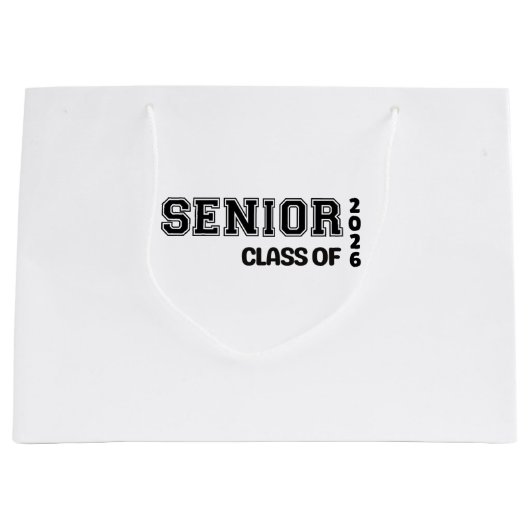 Grand Sac Cadeau Senior 2026 Gift Bag (Devant)