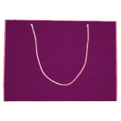 Grand Sac Cadeau Sensibilisation au ruban rose Fibres de carbone (Dos)