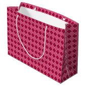 Grand Sac Cadeau Séquins MQF-Pink-Magenta-CADEAU L (Dos Angle)