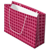 Grand Sac Cadeau Séquins MQF-Pink-Magenta-CADEAU L (Devant Angle)